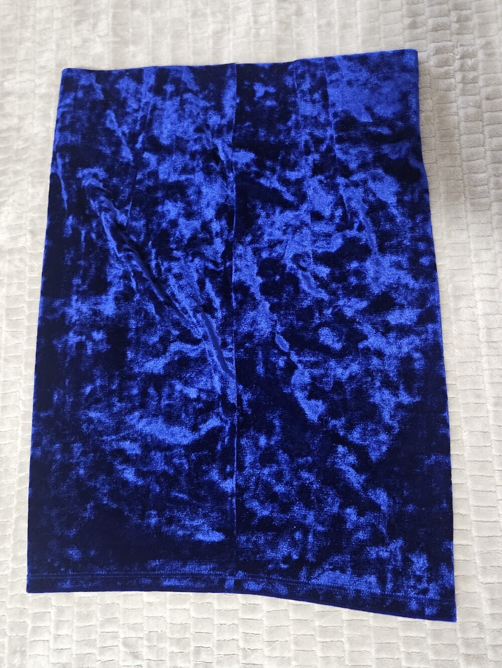 Forever 21 Blue Velvet Skirt